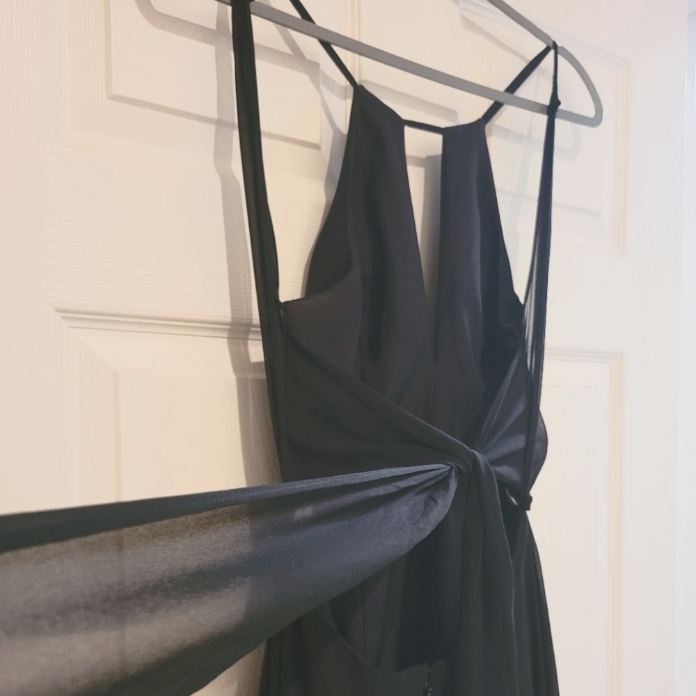 Azazie Black Dress
